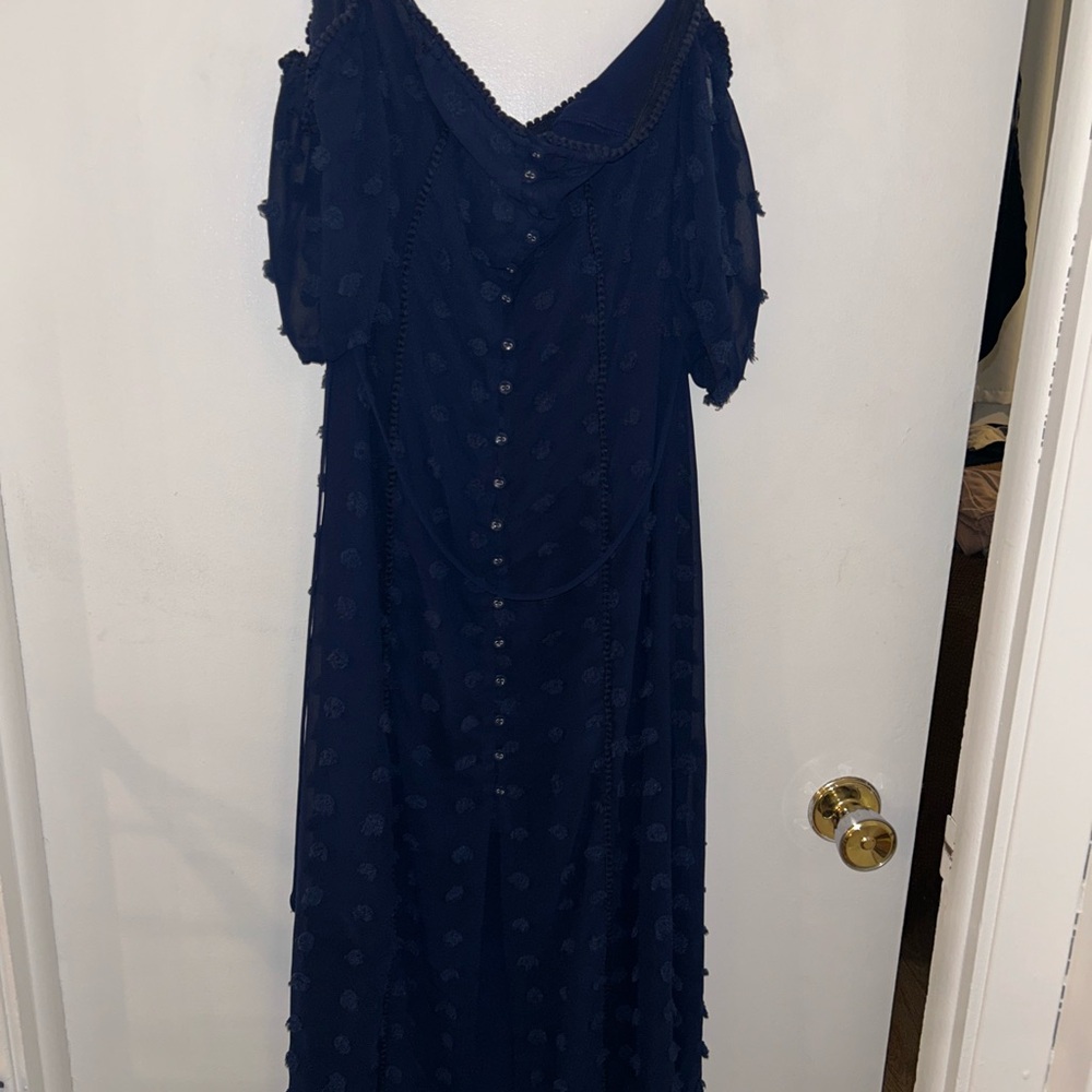 Tularosa Deep Blue Midi Dress